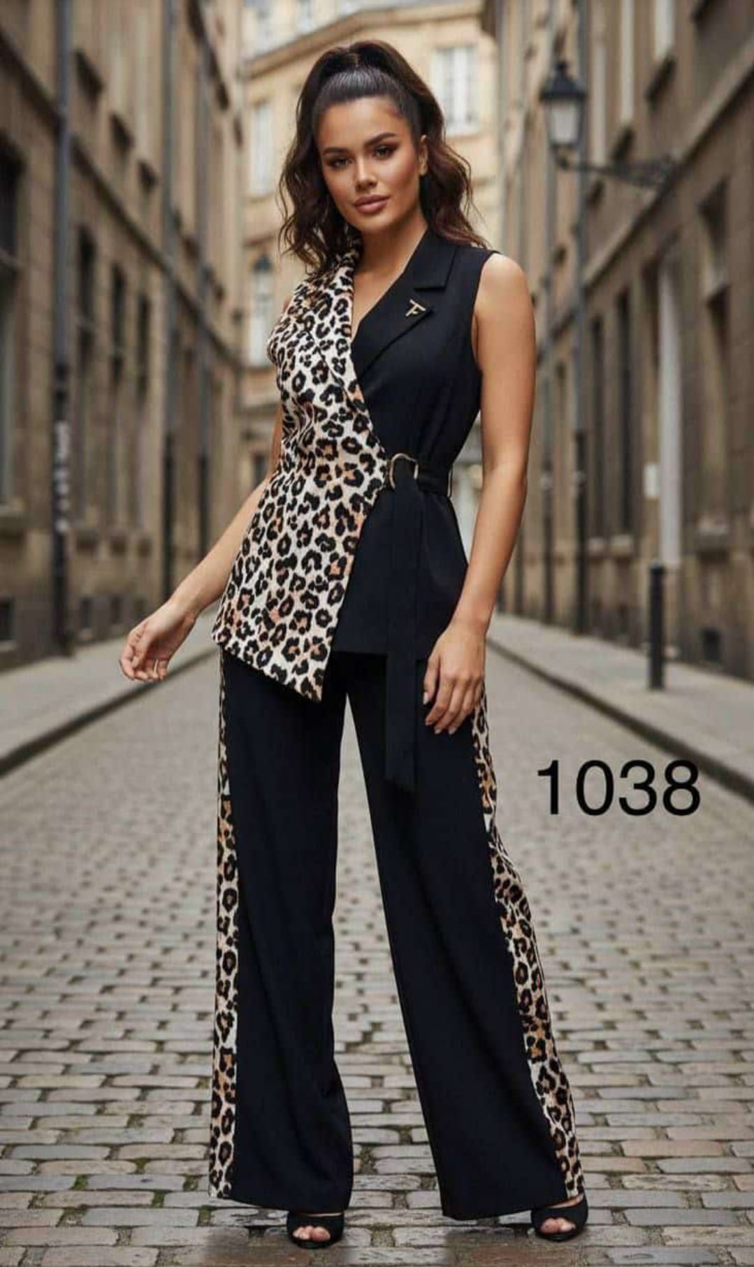 Conjunto Animal print & Black Power