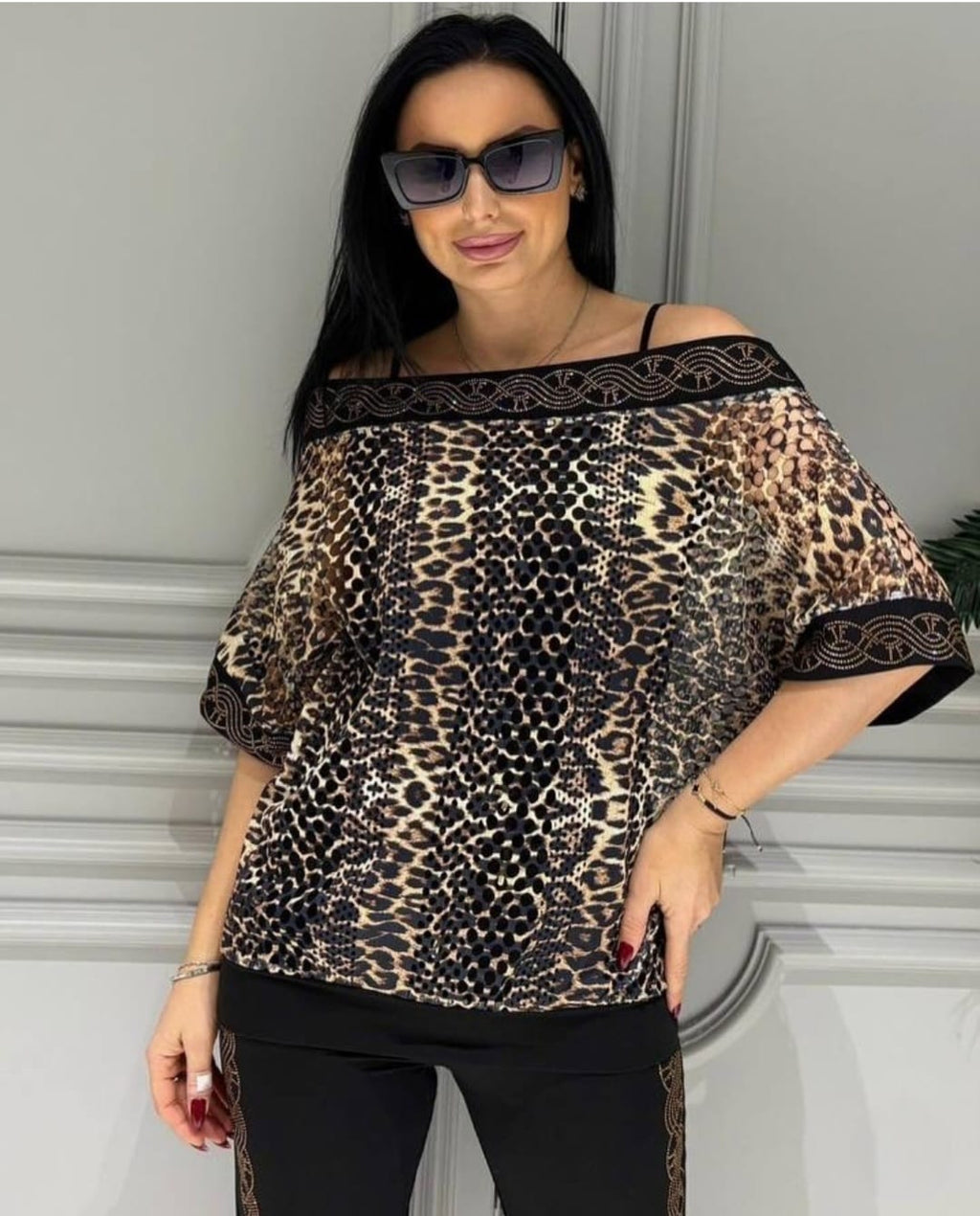 Conjunto Animal Print para Mujer – Elegancia y Tendencia