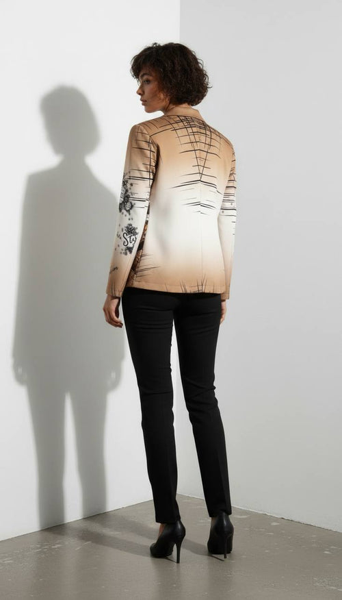 Blazer Estampada para Mujer – Elegancia Exclusiva con Estilo Chic