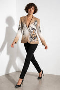 Blazer Estampada para Mujer – Elegancia Exclusiva con Estilo Chic