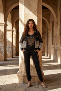 Conjunto Elegante Deportivo con Chaqueta de Rejilla