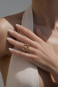 Anillo Dorado Minimalista para Mujer