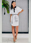 Vestido Camisero Blanco – Elegancia Casual y Estilo Moderno