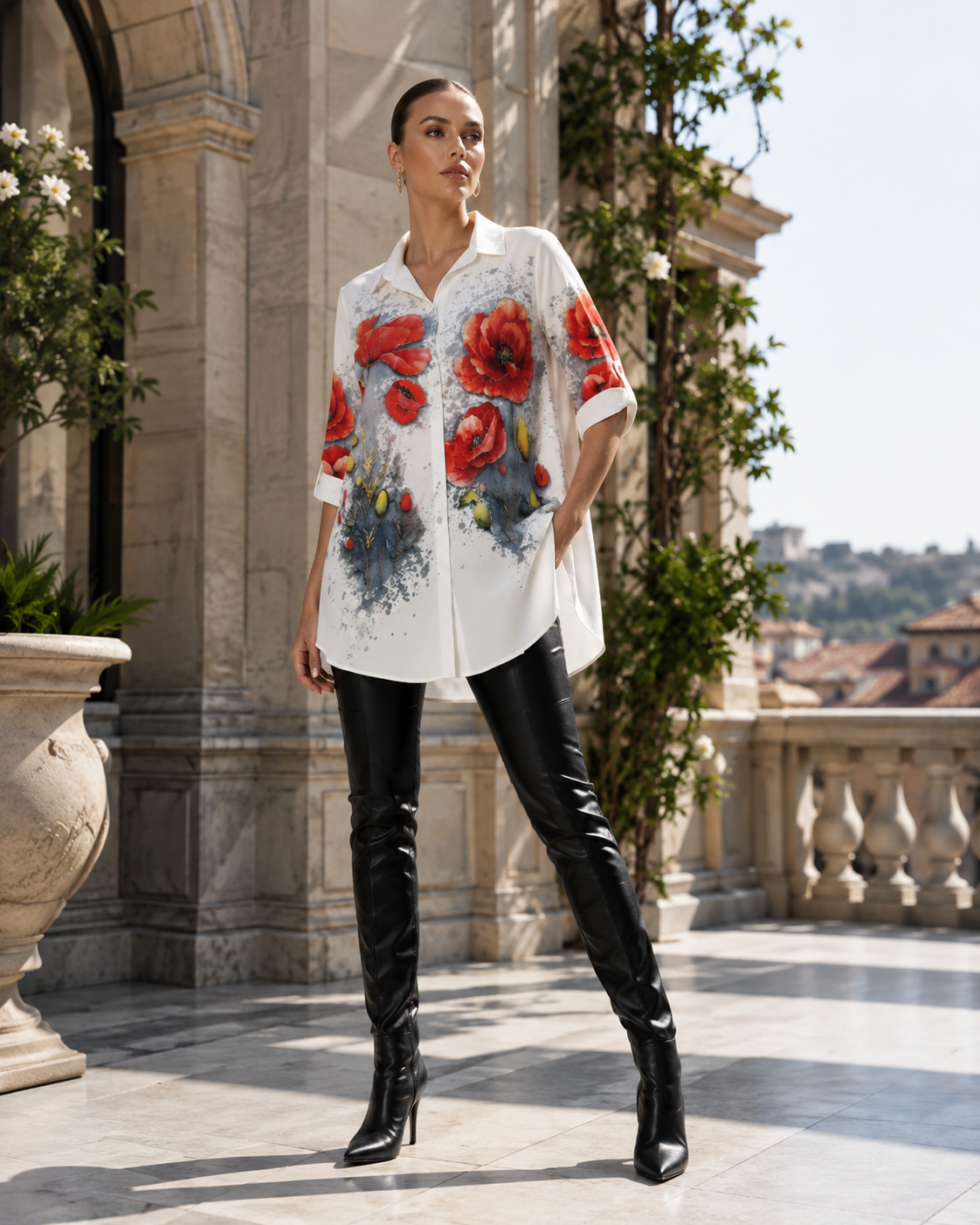 Camisa Floral Poppy