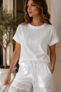 Conjunto Blanco con Encaje – Elegancia que Enamora